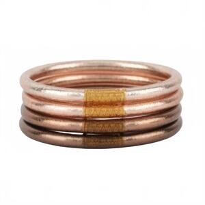 NEW BUDHAGIRL serenity prayer all weather bangles in fawn